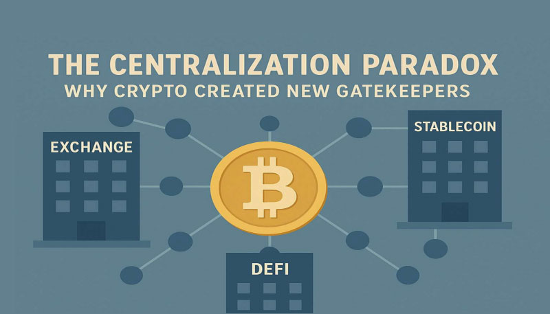 The Centralization Paradox – Why Crypto Created New Gatekeepers